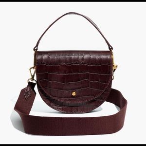 Madewell Richman Croc Saddlebag